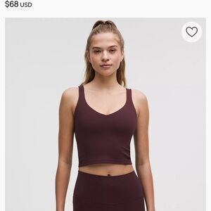 Lululemon Align Crop Top - Brown